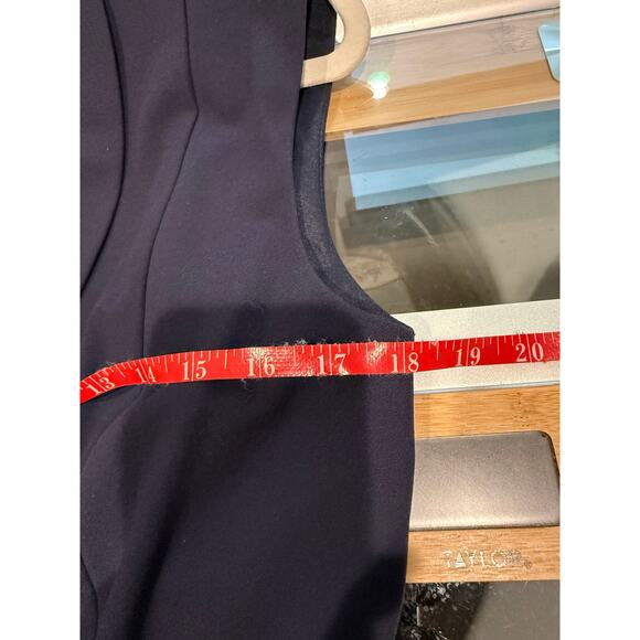 Antonio Melani Women's Sheath Dress Size 6 Navy Blue Professional Knee-Length - Picture 8 of 11